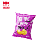 Sacs d'emballage personnalisés imprimés en usine directe, laminés, 100g, 250g, 500g, pour chips de pommes de terre et chips de maïs