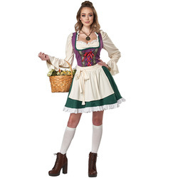 Bavarian Beer Maid Oktoberfest Dirndl German <span class=keywords><strong>Heidi</strong></span> Gretchen Disfraz de mujer Ecoparty - Product Image 6