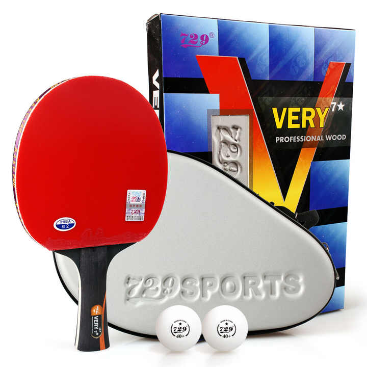 友情729卓球ラケットv-7つ星のプロ学生シングルおよびダブル