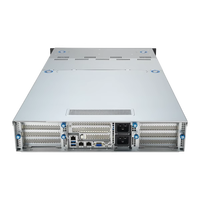 Serveur de calcul IA 2U ESC4000A-E12 avec double processeur AMD EPYC, alimentation redondante 2*2600W, multi-GPU pour le rendu et l'inédition IA