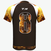 Kustom sepak bola rugbi Selandia Baru memakai seragam Liga Rugby kosong Set kaus Polo Rugby