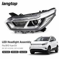 Conjunto de Faro Delantero de Calidad OEM, OE SCF-4121010C, Configuración Baja, Lado del Conductor, para BYD Yuan EV EV360 EV535