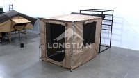 Toldo 420D con geometría de espaciado, opaco, configuración individual, para todas las estaciones, con unión de esquina, enlace de tensión, distribución de carga, OEM