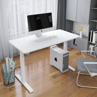 Bureau ergonomique et moderne pour étudiants, bureau sur pied avec mécanisme ergonomique, table ajustable, nouveau design