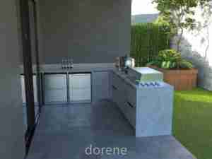 2024 dorene mới BBQ nướng cắm trại BBQ nhà bếp ngoài trời đặt tủ bếp Ngoài Trời Bbq đảo hiện đại màu xám bồn rửa nhà bếp Vòi - Product Image 3