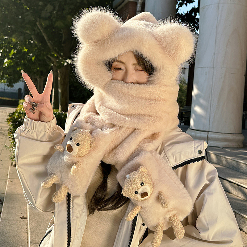 3d bear - apricot color
