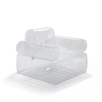 Canapé gonflable Intex 66500/66501 transparent pour salon, intérieur et extérieur