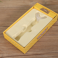 Boîte cadeau en papier personnalisée avec coque extérieure transparente pour la protection des accessoires de consommateur