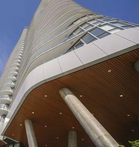 Modern Aluminum Curtain Wall <b>Panels</b> Anodized Surface Anti-Corrosion for Building Exterior 70in and Above - Product Image 3