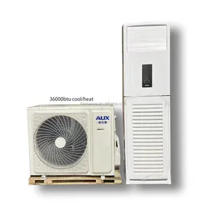 Aux standing air conditioners 4hp cool/heat 36000 btu a/c unit with heat pump aires acondicionados vertical mini split remote