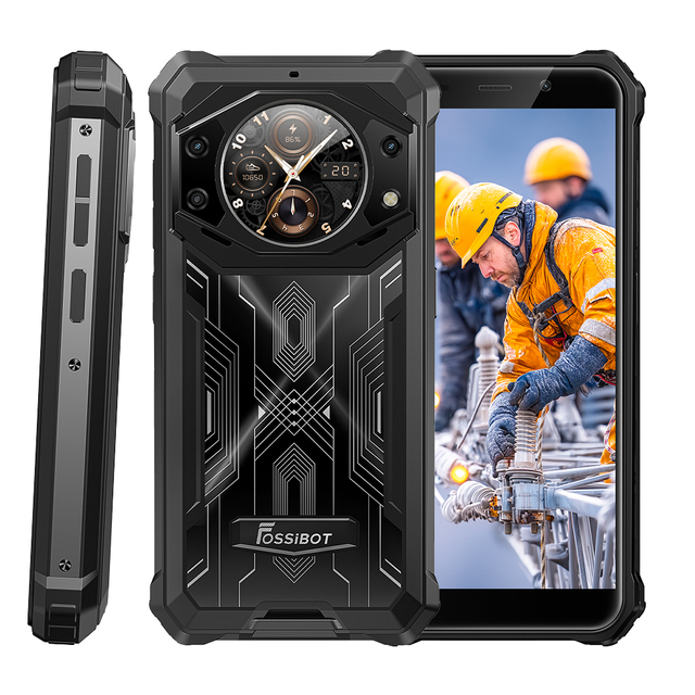 Fossibot F101 Pro NFC 5.45inch 8+128GB 10600mAh Rugged Octa Core CPU IP68 Level LTE Phone with Android 13 Rated Rugged Phone