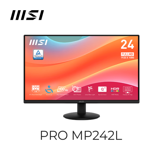 For Pro Mp242l 24-inch IPS 100Hz Flicker-free Low Blue Light New DP LCD Computer Monitor