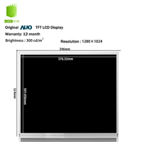 AUO layar LCD TFT IPS 19 inci G190EG02 V104 dengan 1280x1024, kabel LVDS dapat disesuaikan untuk Panel Lcd