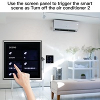 Sistema Domótico Todo en Uno, Panel de Control Central HMI, Interruptor Inteligente WiFi de 10A con Control Táctil Smart Life para la UE