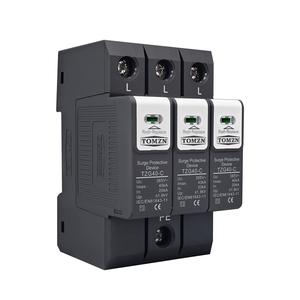 Dispositivo di Protezione da Sovratensioni Trifase TOMZN, SPD 3P 275V 385V 420V T2, Sostituibile, TZG40-B/C/D, Montaggio su Guida DIN - Product Image 2