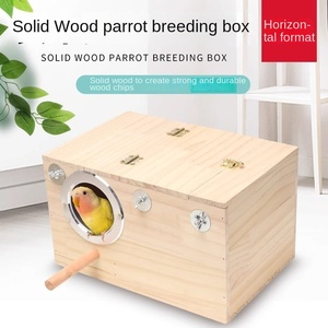 Jaula de Cría de Loros de Madera para Segundo Piso - Product Image 1