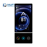 INLIFT Ensemble complet de panneaux de boutons COP pour ascenseurs, moderne, étanche, anti-poussière, boîtier en acier inoxydable de haute qualité, pour ascenseurs résidentiels