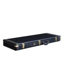 WC20-RE usine OEM personnalisé guitare basse électrique PVC cuir étuis en bois instrument étuis à musique pour guitare