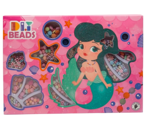 Kit fai da te con perline a tema sirena, perline in plastica, tema fantasy, per bambini dai 7 ai 12 anni - Product Image 1