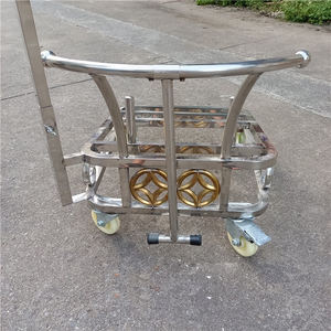 Nouveau support de tambour en cuir de vachette et acier inoxydable, support de <span class=keywords><strong>gong</strong></span> et de tambour pour danse du lion de 16, 18 et 20 pouces, support de <span class=keywords><strong>gong</strong></span> en tuyau de fer - Product Image 2