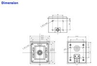 Module de lecteur de codes-barres 2D QR RS232/USB haute vitesse à montage fixe intégré pour kiosque en libre-service et tourniquet