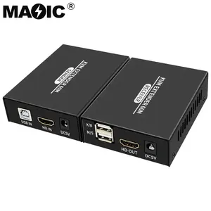 مستقبل إرسال عالي الجودة ورخيص الثمن p 60m KVM أحادي CAT5E/6 M HDMI