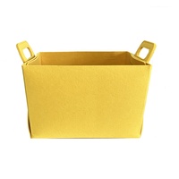 Panier à linge Boîte à jouets pliable en feutre Panier de rangement