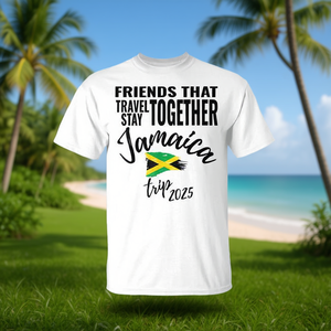 T-shirt Friends That Travel Together Jamaïca Trip 2025 - Product Image 1