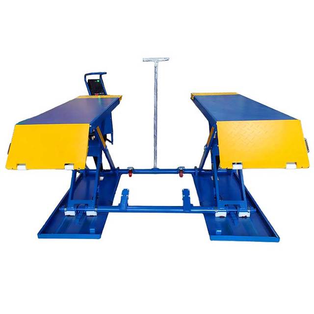 Portable Hydraulic Car Scissor Lift 3.0T Mid Rise Scissor Car Lift