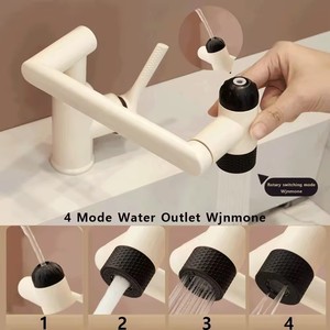 Rubinetto universale rotante sotto il lavabo lavabo caldo e freddo cucina bagno gargarismi quattro Lucky Cat rubinetto - Product Image 3