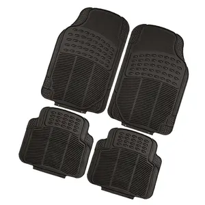 Universeel Fit Anti Slip Mat Auto Tapijt Matten Set Custom Rubber Pvc 4 Stuks Auto Mat Rol Voor Auto 'S Accessoires