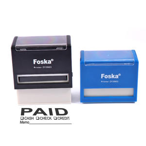 Stempel Otomatis FOSKA Isi Ulang untuk Keperluan Bisnis, Akuntansi, Pemesanan, Pekerjaan Kantor, dan Manajemen Dokumen yang Efisien - Product Image 1