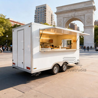 Food Truck Mobile de Rue Personnalisé avec Cuisine Complète pour Shawarma, Pâtes, Frites, Tacos, Jacket Potato, BBQ