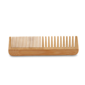 Peignes en bambou et en bois, peignes à dents larges et fines, peignes en fibre de bambou pour la santé, commandes personnalisées acceptées, gravure laser de logos - Product Image 5