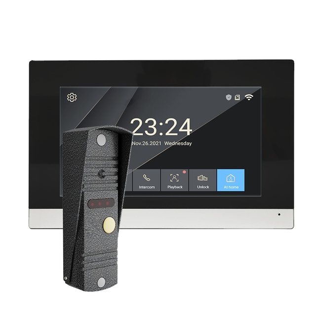 Waterproof Smart Home Video Intercom Door Phone Villa Building Access Control with Night Vision Touch Panel IP Box