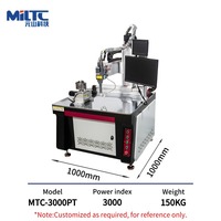 Machine de soudage laser industrielle MTC-3000PT, source laser à fibre 3000W, soudeuse laser automatique pour ligne de production automatisée