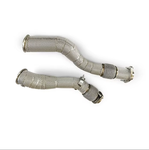 Fabrication professionnelle de tuyaux d'<span class=keywords><strong>échappement</strong></span> haute performance pour BMW X3M X4M F97 F98 3.0T 2019-2023 - Product Image 6