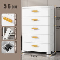 Offre Spéciale armoire de rangement en plastique épaissie grand espace placard armoire organisateur armoire