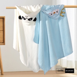 Asciugamano con Cappuccio per Neonati, <span class=keywords><strong>Accappatoio</strong></span> per Bambini Jienifu, Coperta da Bagno ad Asciugatura Rapida e Alta Assorbenza - Product Image 1