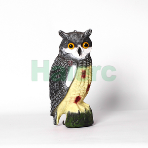 Haierc Effaroucheur d'oiseaux réaliste en plastique, forme Aigle Hibou, pour le contrôle des oiseaux - Product Image 2