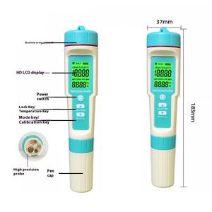 Portátil 7-em-1 C600 Multifuncional Medidor de pH Salinidade Hidrômetro ORP Potencial Negativo Medidor TDS <span class=keywords><strong>Tester</strong></span> Pen Água ODM Qualidade - Product Image 1