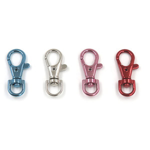 360 15Mm End 19Mm Lobster Gold Rose <strong>Ring</strong> Loop With for <strong>Keys</strong> Rink Round <strong>Clasp</strong> Eye <strong>Swivel</strong> Pump Steel Stainless 316 L Snap Hook - Product Image 3