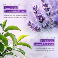 Après-shampoing violet à la kératine végétale 500ml – Soin tonifiant anti-jaunissement, réparation profonde, hydratant, doux, lissant et brillant pour cheveux blonds et argentés