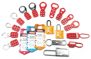 Qvand औद्योगिक सुरक्षा स्टील 6-छेद कैंची हैस्प लॉक डिवाइस ग्रुप लॉक-आउट डिवाइस ग्रुप लॉक-आउट डिवाइस - Product Image 6