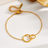 Bracelet chaîne à disques martelés simple CELES EManco en acier inoxydable 316L, accessoire de mode pour femmes et jeunes filles, idéal pour mariages et soirées tendance
