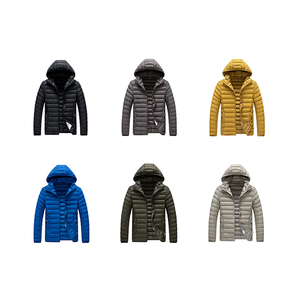 Giacca Imbottita da <span class=keywords><strong>Uomo</strong></span> Personalizzata Leggera Calda Oversize M-8XL con Cappuccio Staccabile Antivento - Product Image 2