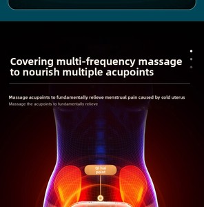 Ceinture de <span class=keywords><strong>massage</strong></span> électrique vibrante et martelante avec fonction musicale, minuterie 0,5 h, cordon de 1,5 m, pour amincir la taille et masser le corps et les jambes - Product Image 4