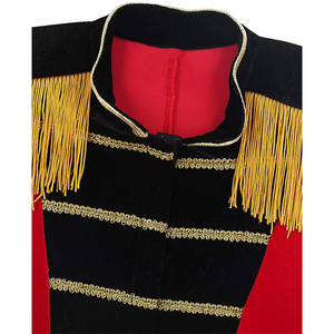 Steampunk <span class=keywords><strong>Prince</strong></span> Royal Cosplay chaqueta abrigo borla cadenas adorno Medieval Dancewear para cantante Pop Stars Halloween - Product Image 3