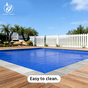 Cubierta de Seguridad para <span class=keywords><strong>Piscina</strong></span> de PVC de Tamaño Personalizado Water Crown, Lona Resistente de 1.5 mm, Cubierta Antideslizante para Residencias y Hoteles, Protección UV - Product Image 3