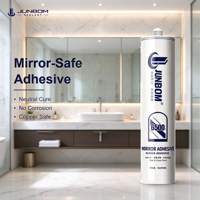 Scellant silicone neutre pour miroir, forte adhérence, non corrosif, pour fixation de miroir recouvert de cuivre, vente en gros, modèle 6500 0